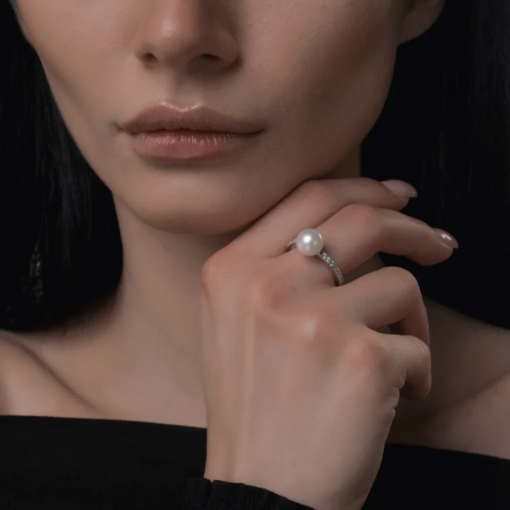 Inel din aur alb - imagine 4