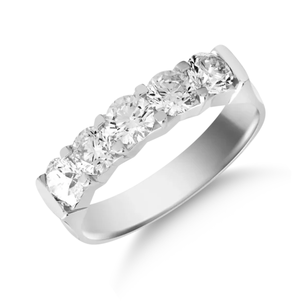 Inel din aur alb cu diamante de 1.3ct