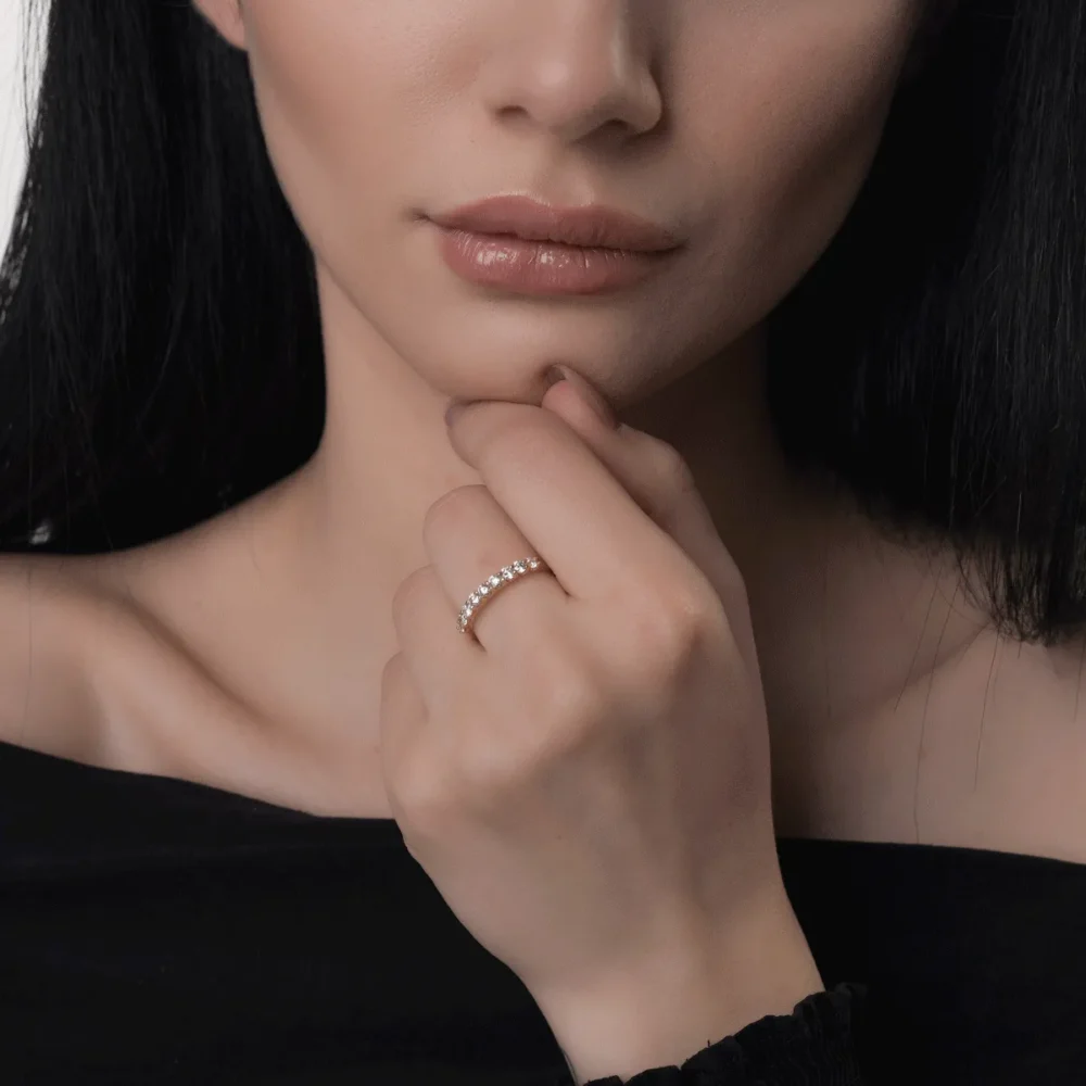 Inel din aur galben cu diamante de 0.5ct - imagine 4