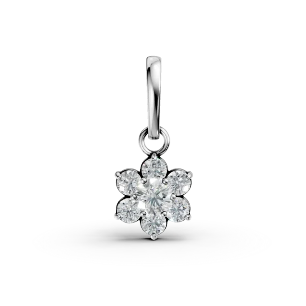 Pandantiv din aur alb