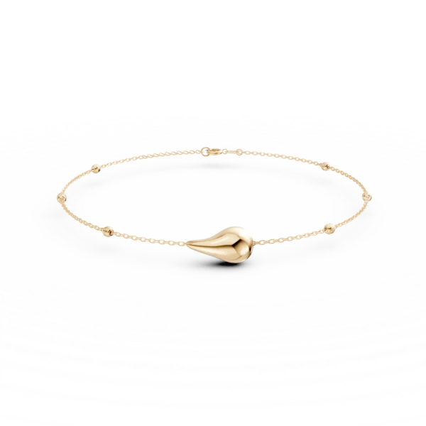 Bratara cu pandantive din aur galben