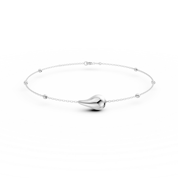 Bratara cu pandantive din aur alb