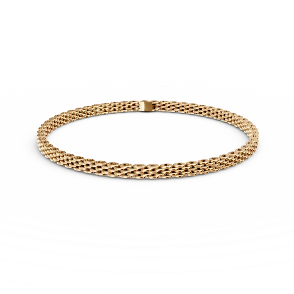 Bratara din aur galben