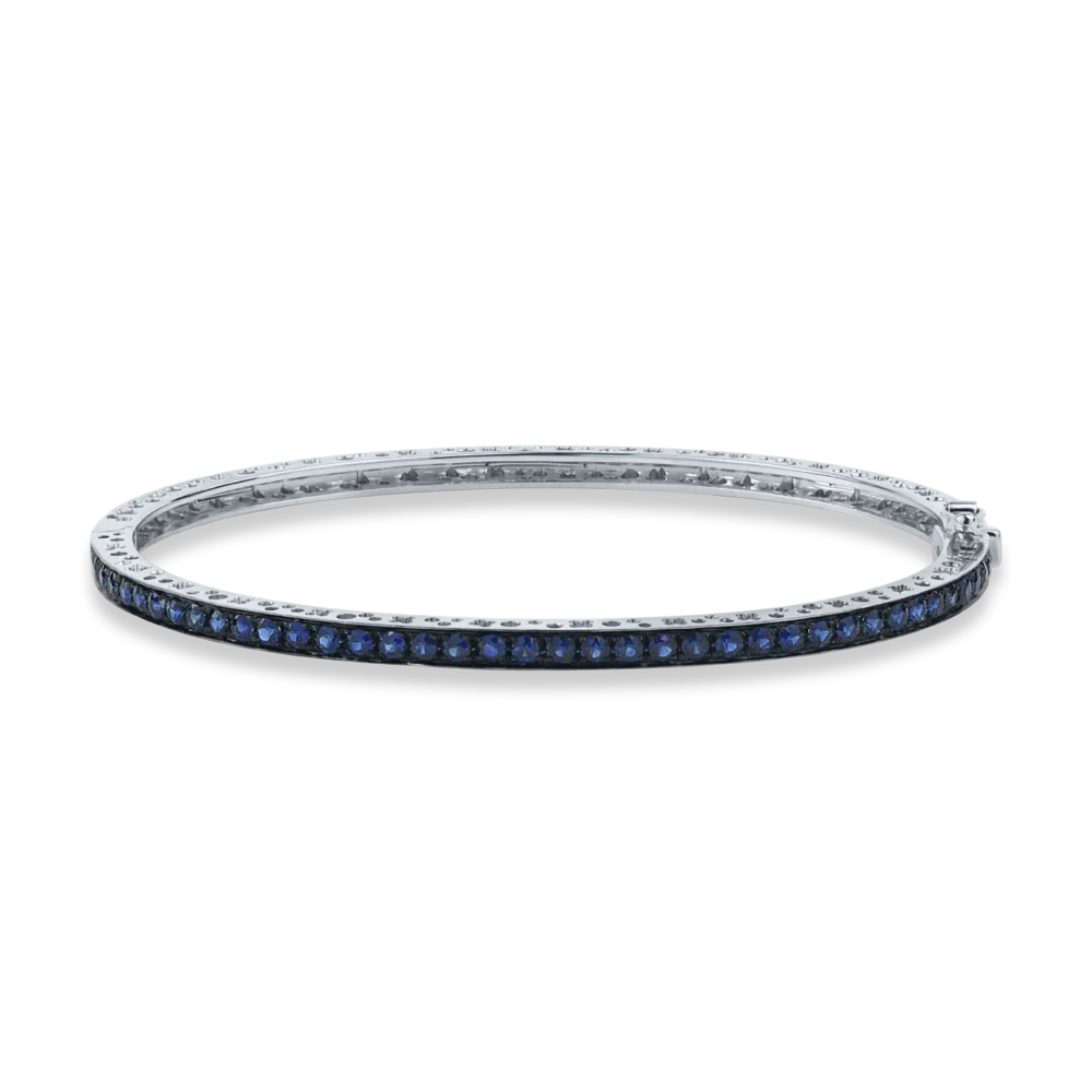 Bratara din aur alb cu safire de 1.4ct