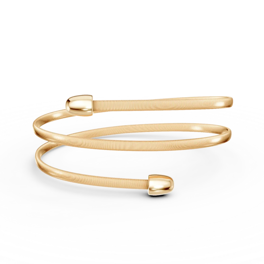 Bratara din aur galben si titan