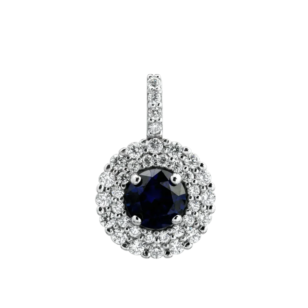 Pandantiv din aur alb