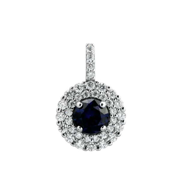 Pandantiv din aur alb