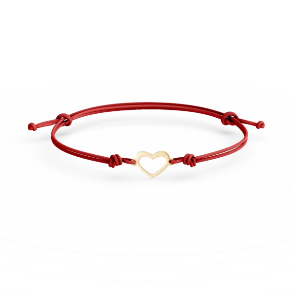 Bratara cu snur din aur galben