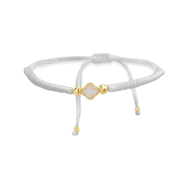 Bratara cu snur din aur galben