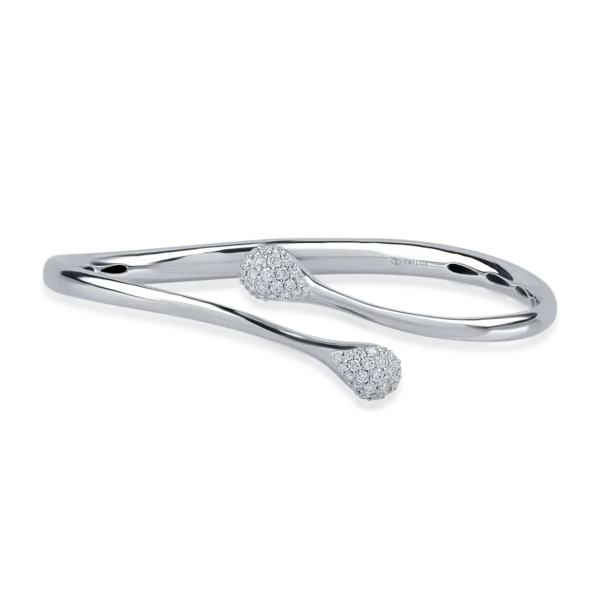 Bratara din aur alb cu diamante de 0.55ct