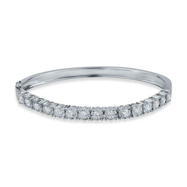 Bratara din aur alb cu diamante de 1.3ct