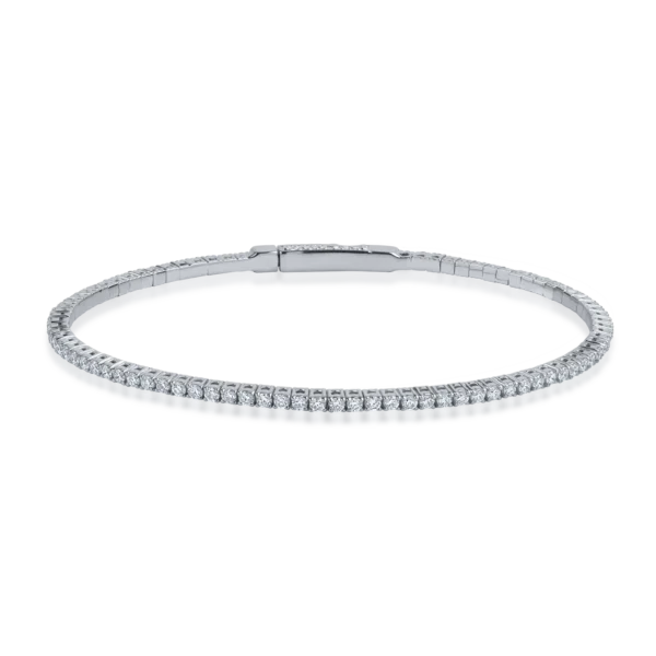 Bratara din aur alb cu diamante de 1.41ct