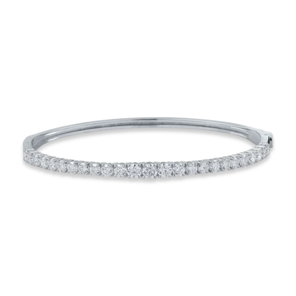 Bratara din aur alb cu diamante de 2.44ct