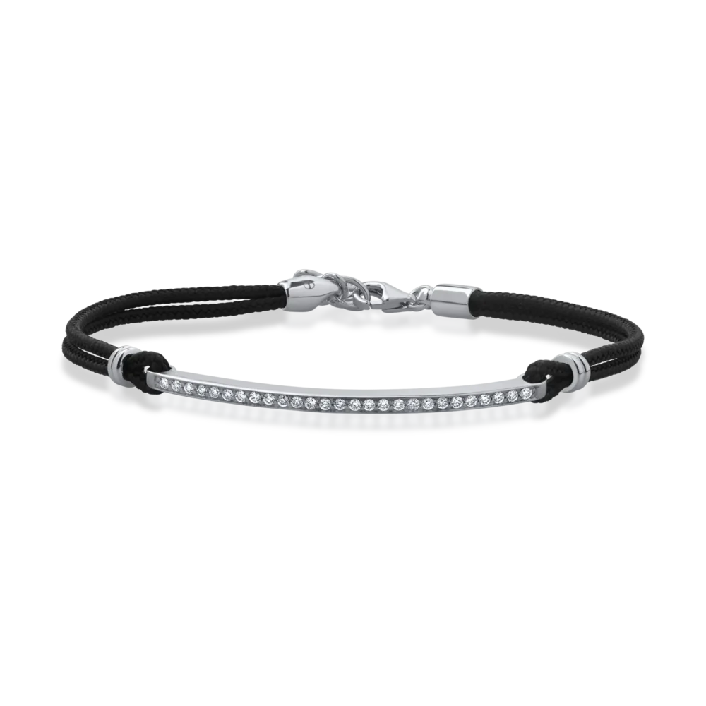 Bratara din aur alb cu diamante de 0.26ct