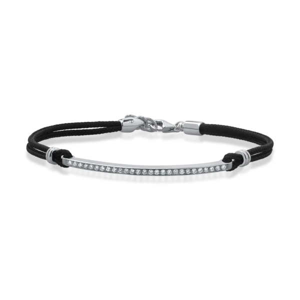 Bratara din aur alb cu diamante de 0.26ct