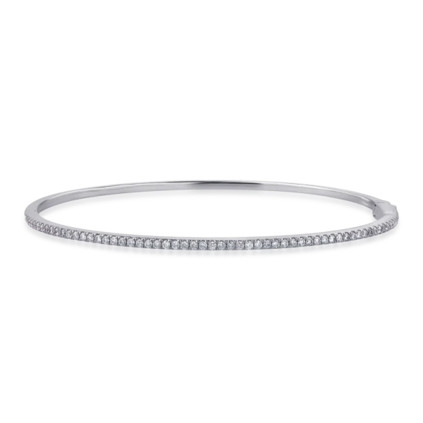 Bratara din aur alb cu diamante de 0.6ct