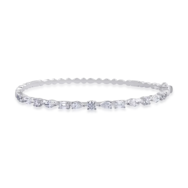 Bratara din aur alb cu diamante de 2.10ct