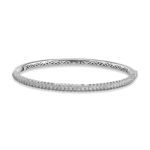 Bratara din aur alb cu diamante de 3.32ct