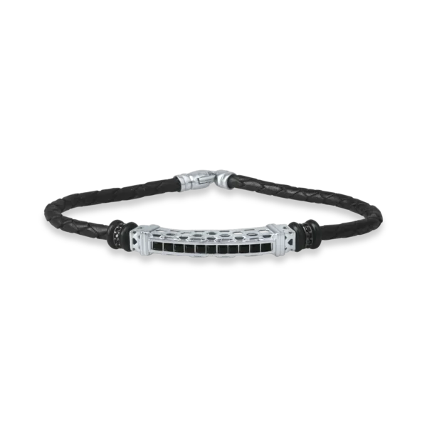 Bratara din aur alb pentru barbati