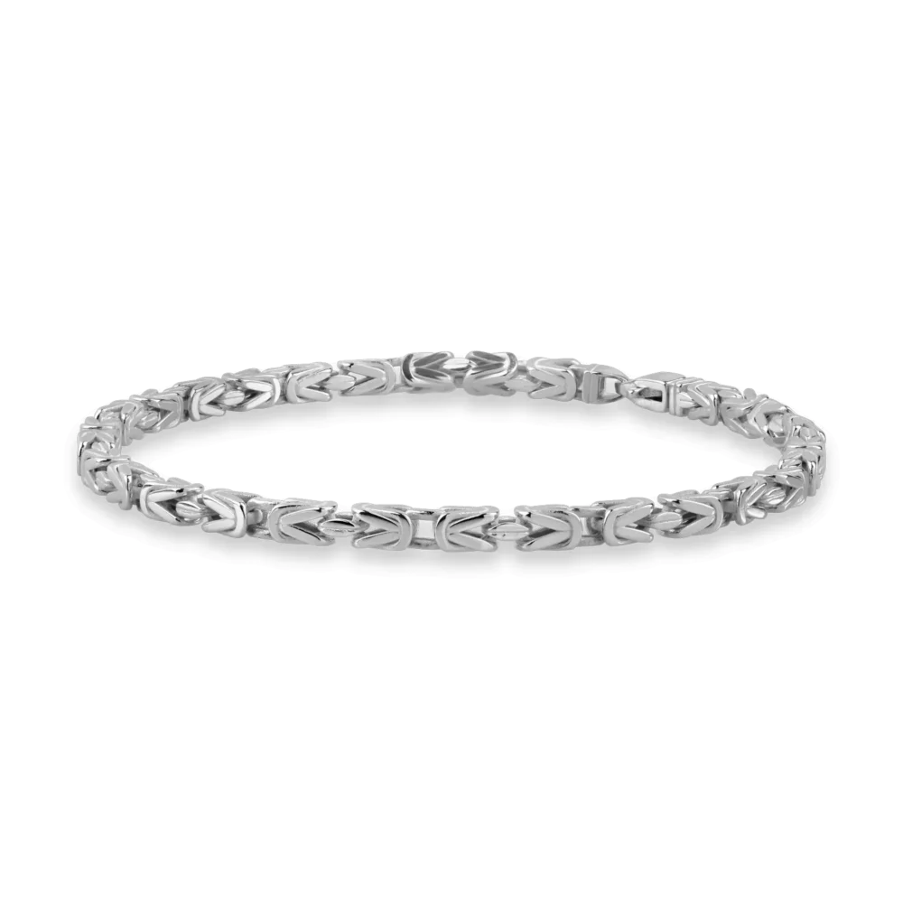 Bratara din aur alb pentru barbati