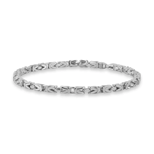 Bratara din aur alb pentru barbati