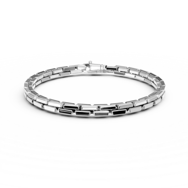 Bratara din aur alb pentru barbati