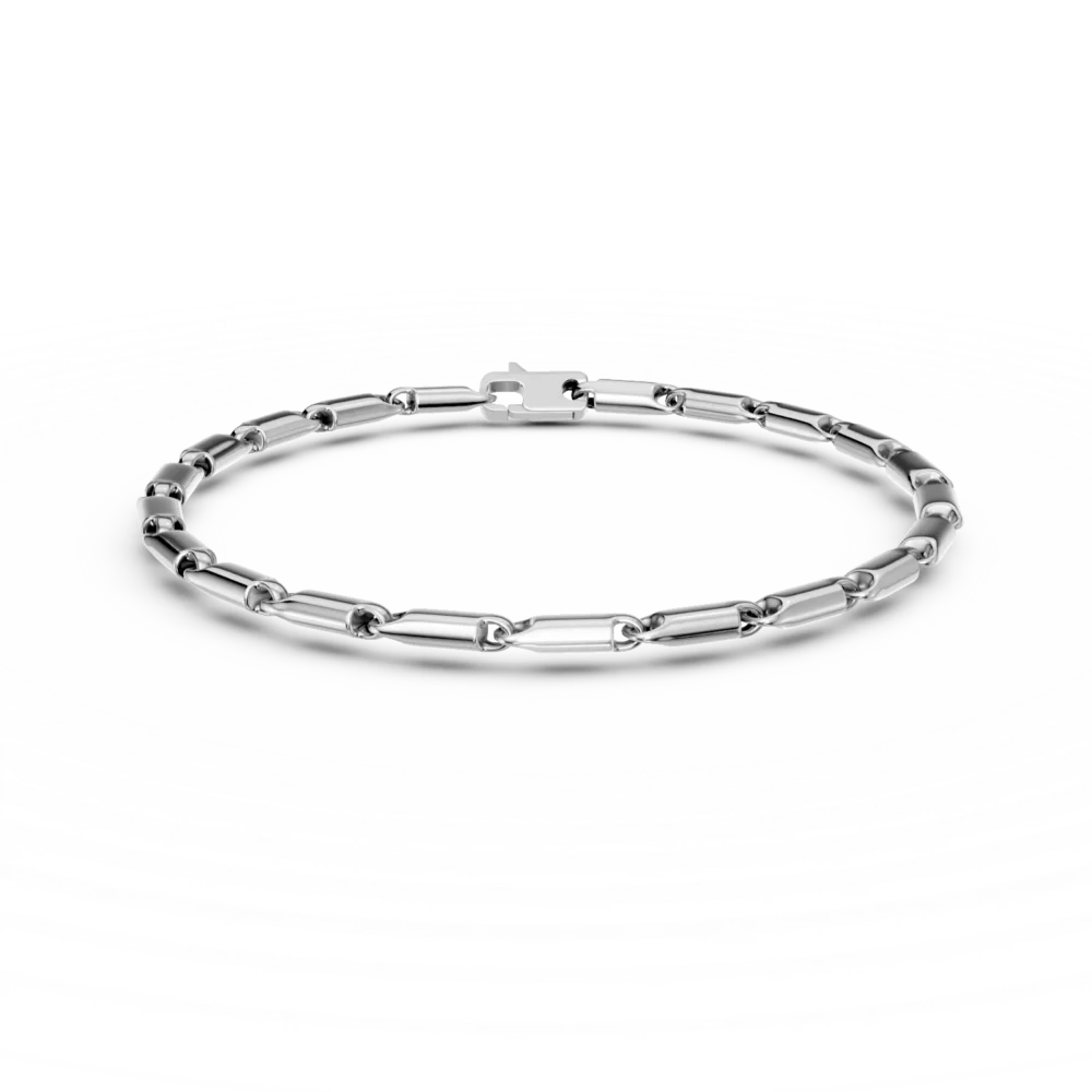 Bratara din aur alb pentru barbati