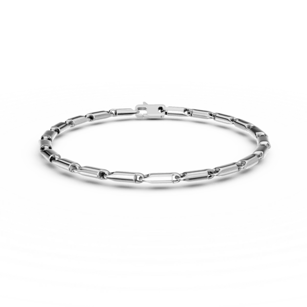 Bratara din aur alb pentru barbati