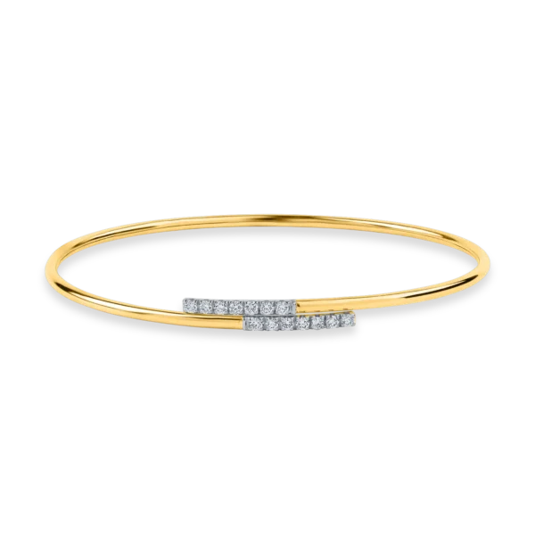 Bratara din aur galben cu diamante de 0.35ct