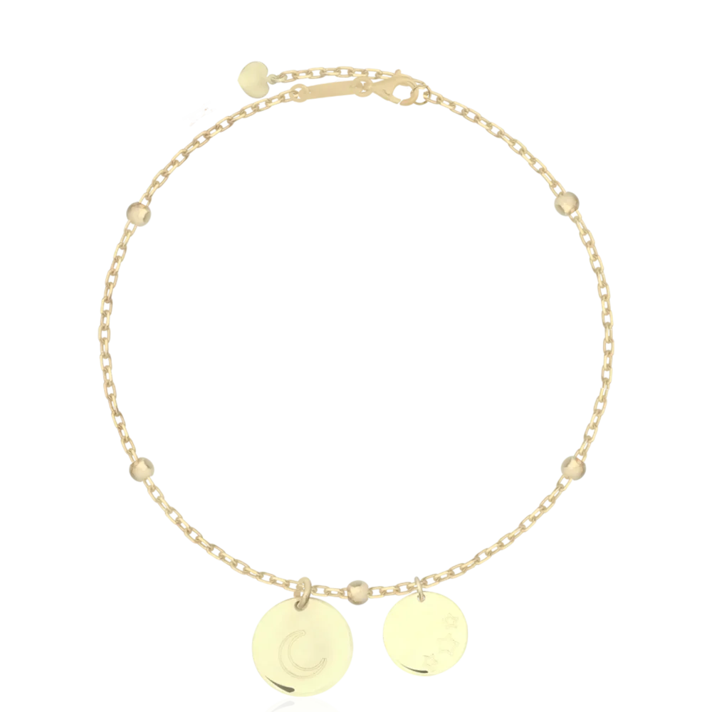 Bratara din aur galben