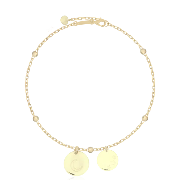 Bratara din aur galben