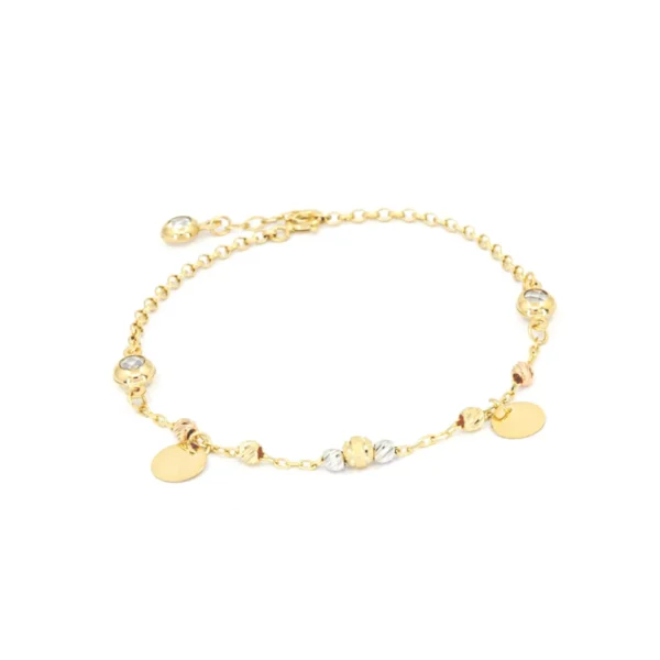 Bratara din aur galben