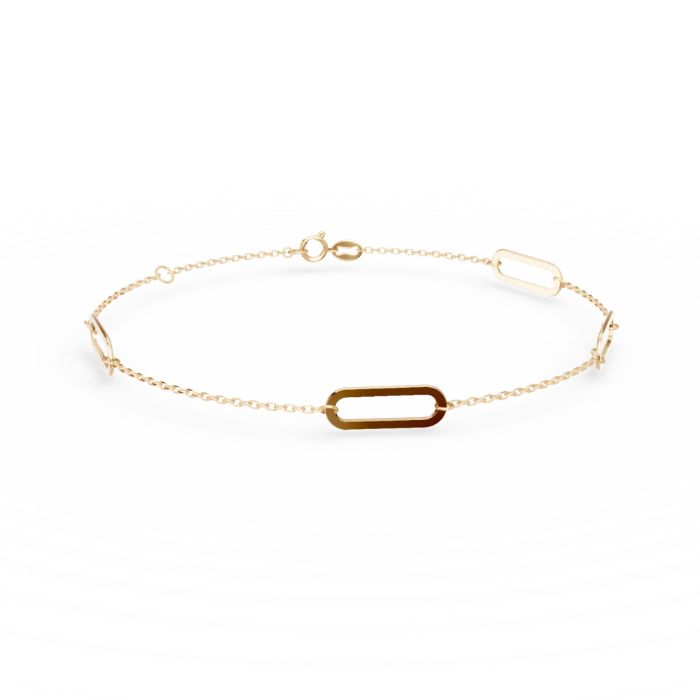 Bratara din aur galben