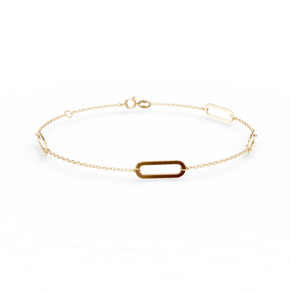 Bratara din aur galben