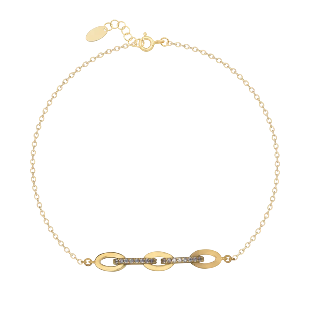 Bratara din aur galben