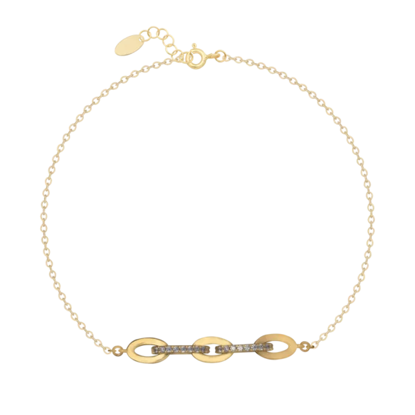 Bratara din aur galben