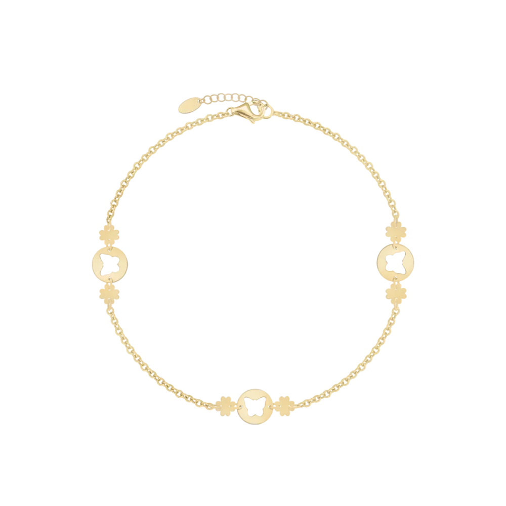 Bratara din aur galben