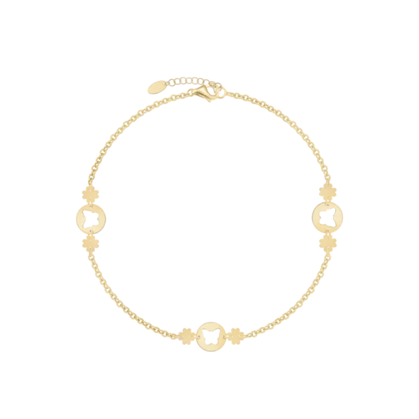 Bratara din aur galben