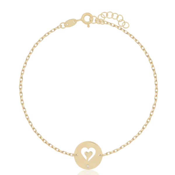 Bratara din aur galben