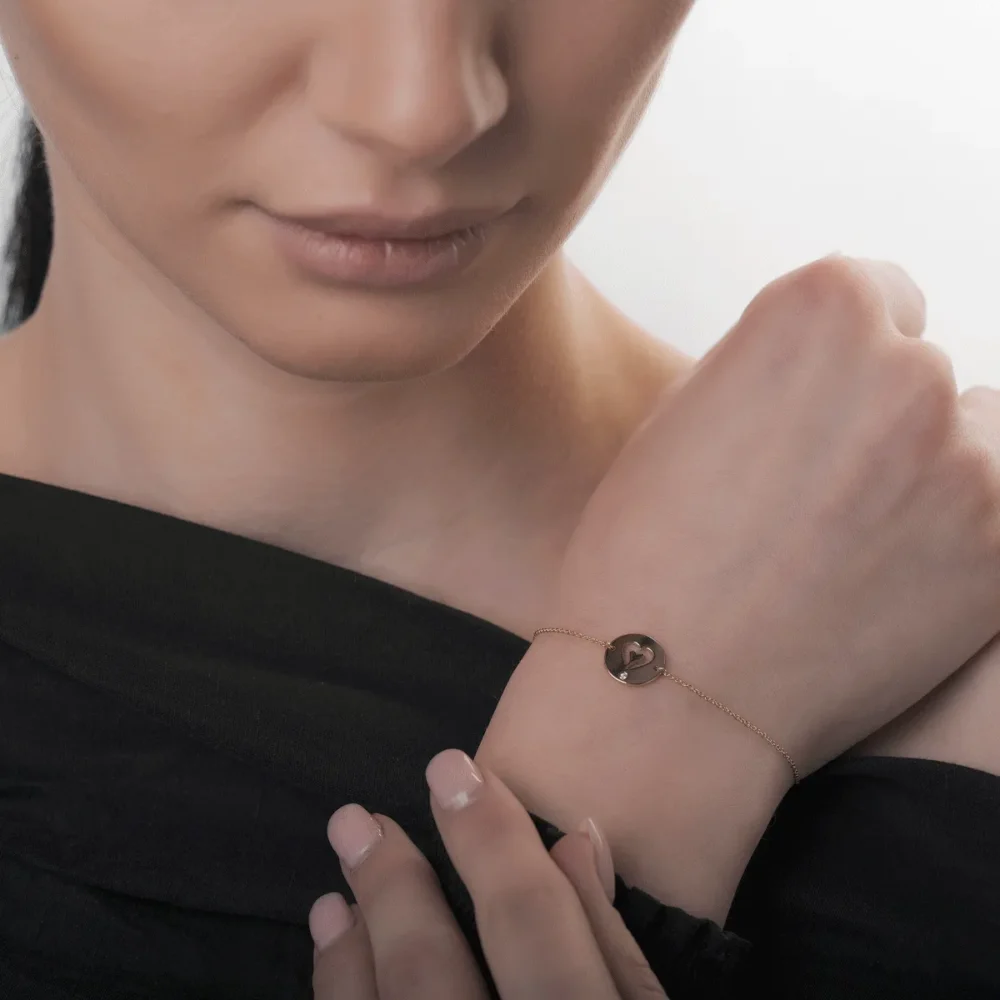 Bratara din aur galben - imagine 2