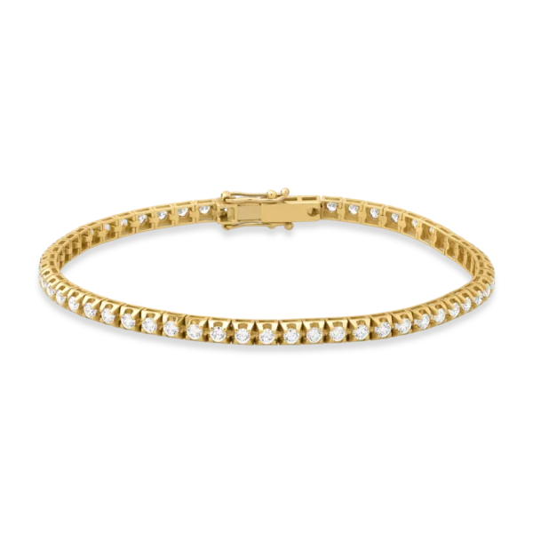 Bratara din aur galben cu diamante de 2.4ct