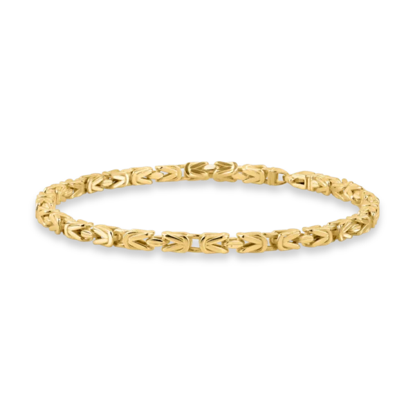 Bratara din aur galben pentru barbati