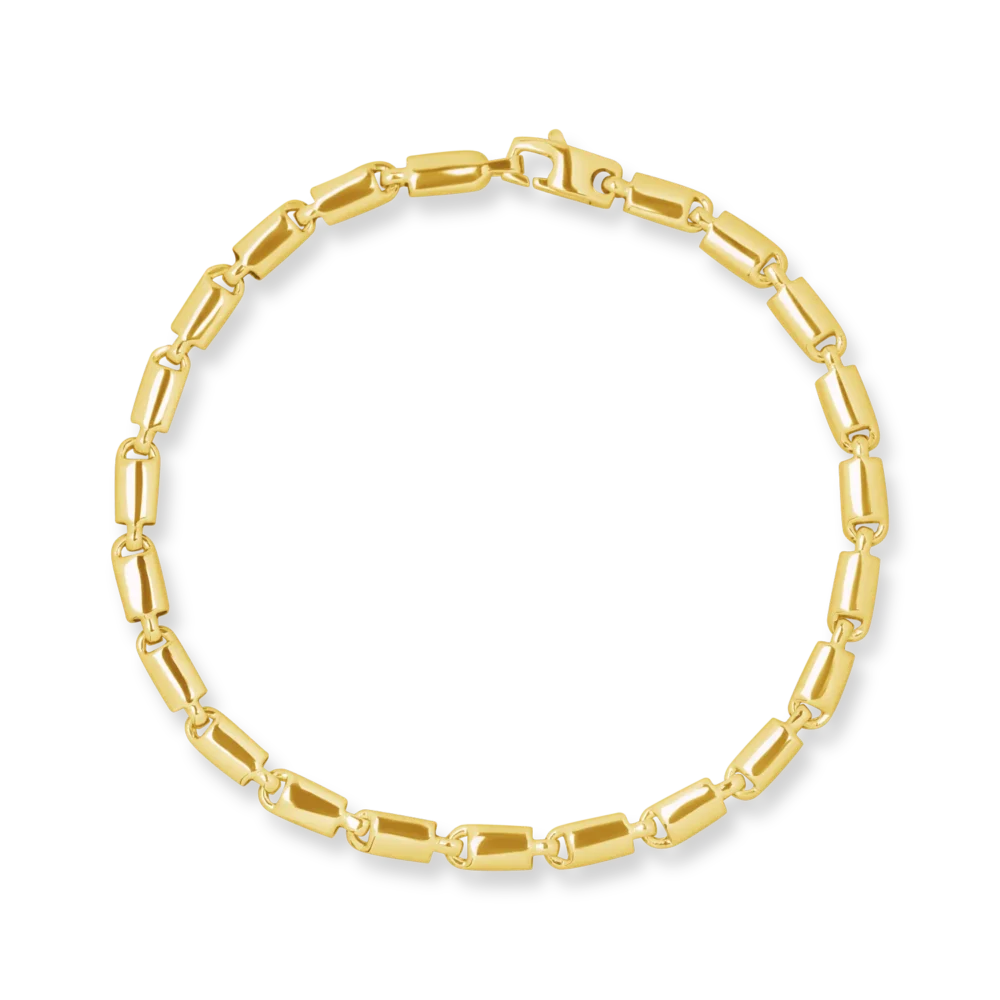 Bratara din aur galben pentru barbati