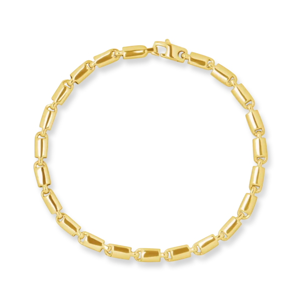 Bratara din aur galben pentru barbati