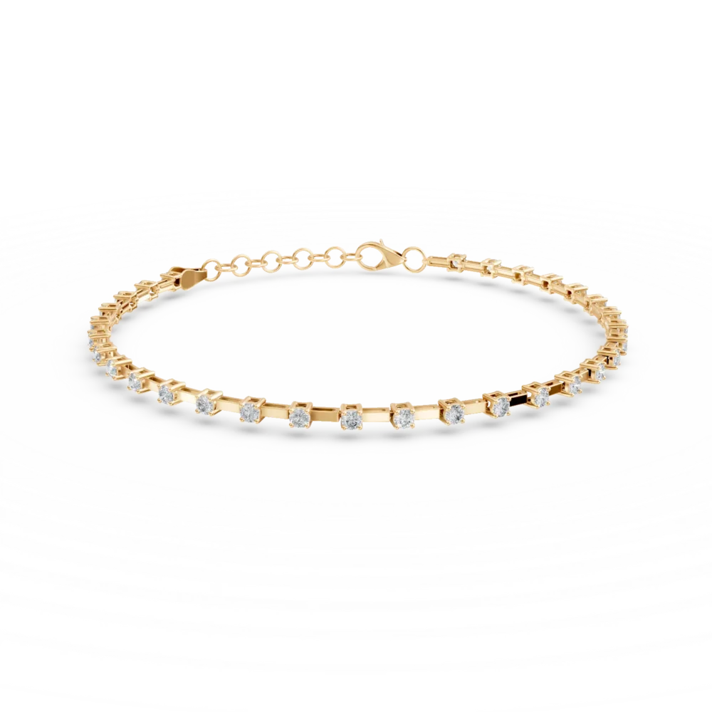 Bratara din aur galben