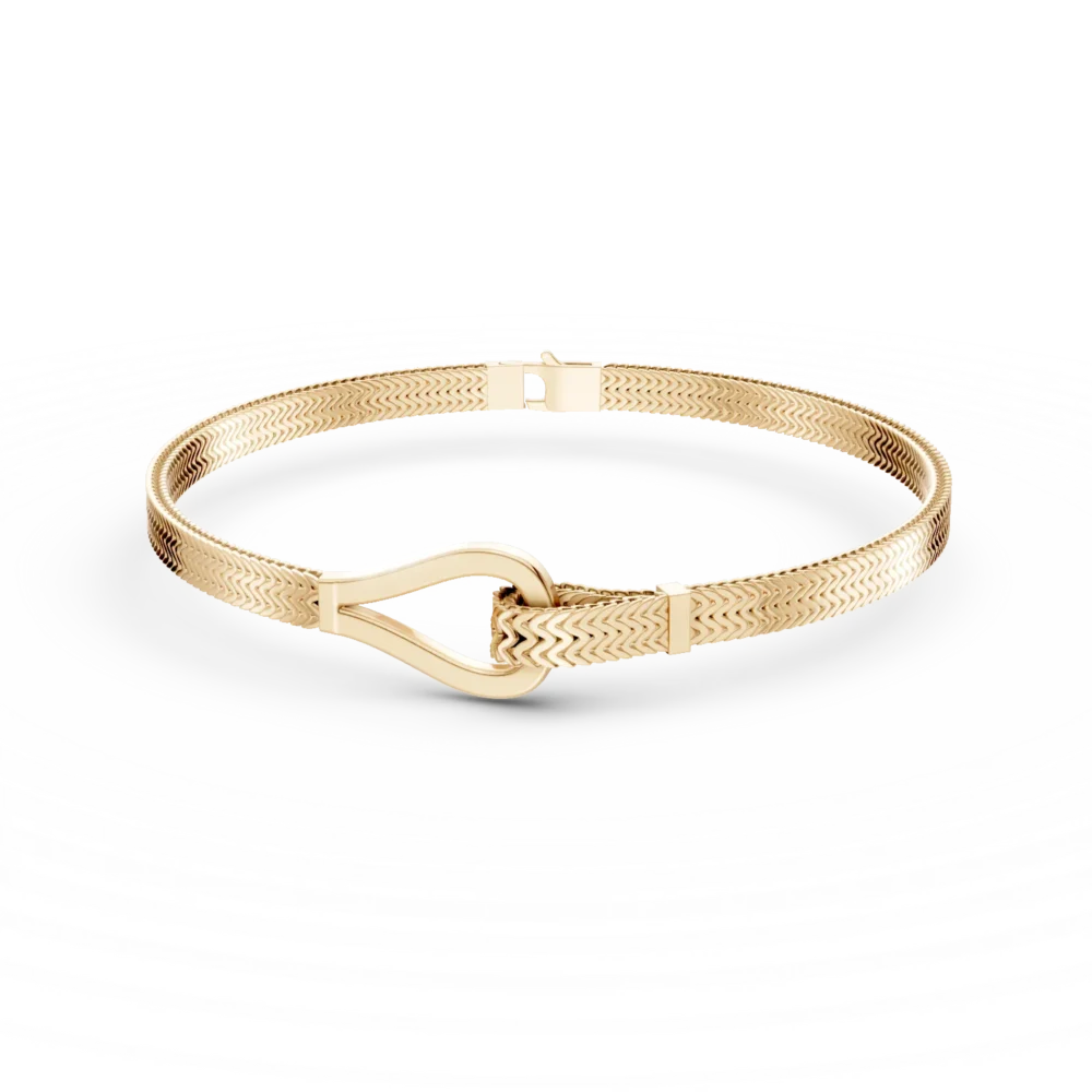 Bratara din aur galben