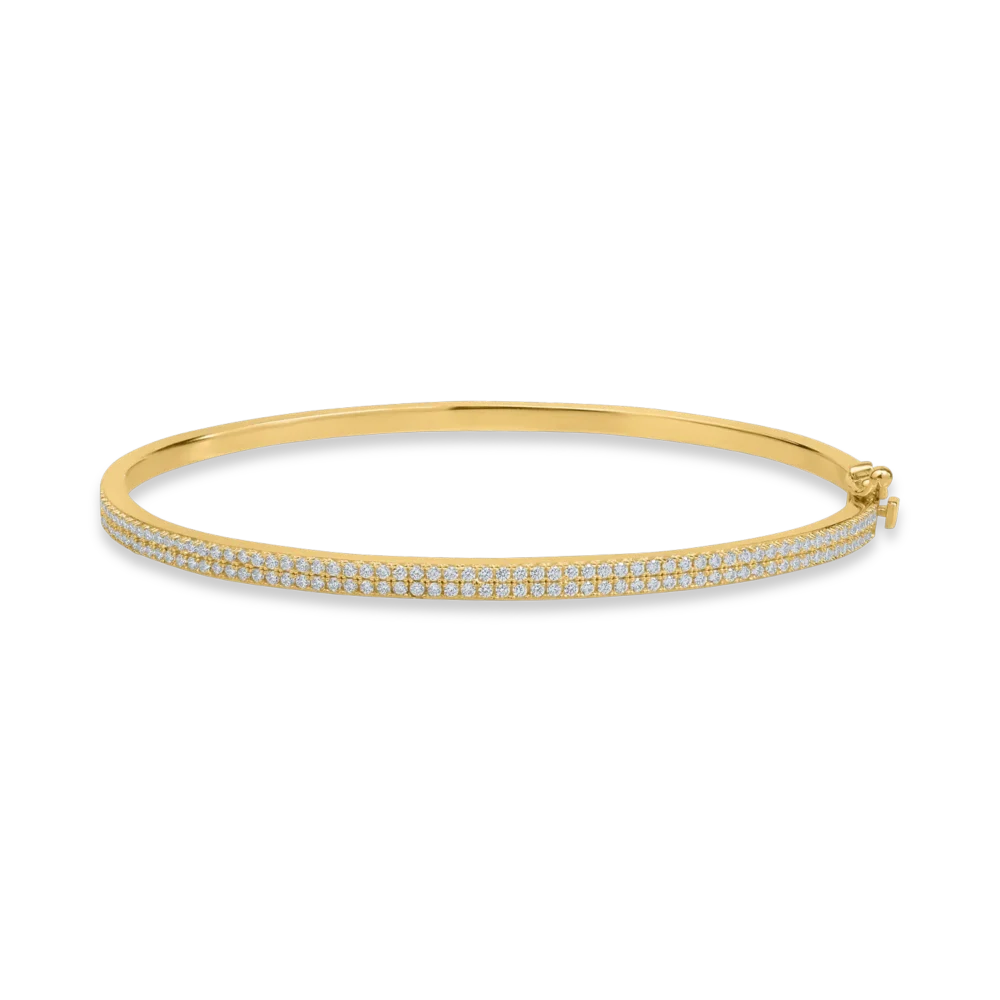 Bratara din aur galben