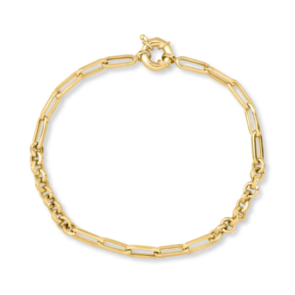 Bratara din aur galben