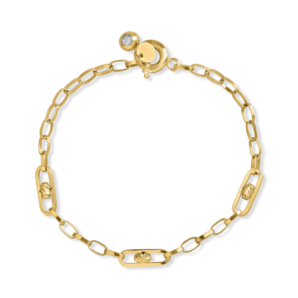 Bratara din aur galben