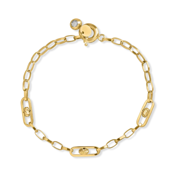 Bratara din aur galben